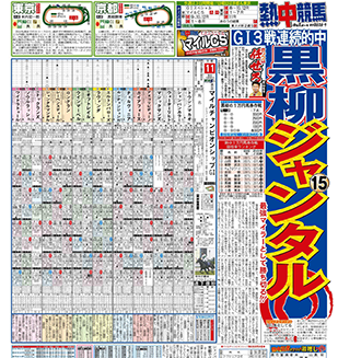 熱中競馬の紙面イメージ